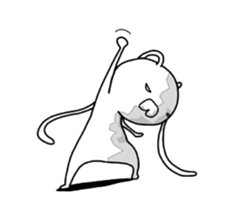 crazy rabbit. sticker #12079216