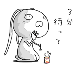 crazy rabbit. sticker #12079228