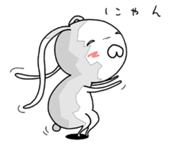 crazy rabbit. sticker #12079230