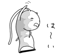 crazy rabbit. sticker #12079235