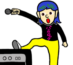 Punk Rocking Boy sticker #12079343