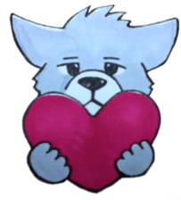 The lazy wolf sticker #12079411