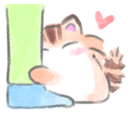 MOFU MOFU cat KUU-chan sticker #12079537