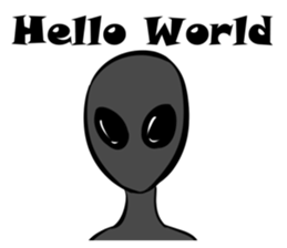 Aliens: Mr? Grey, Mr? Green & Friends sticker #12080174