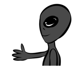 Aliens: Mr? Grey, Mr? Green & Friends sticker #12080176