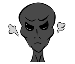 Aliens: Mr? Grey, Mr? Green & Friends sticker #12080181