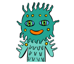 Aliens: Mr? Grey, Mr? Green & Friends sticker #12080183