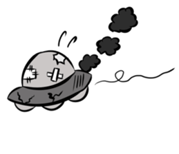 Aliens: Mr? Grey, Mr? Green & Friends sticker #12080187