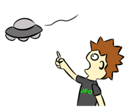 Aliens: Mr? Grey, Mr? Green & Friends sticker #12080188