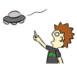 Aliens: Mr? Grey, Mr? Green & Friends sticker #12080188