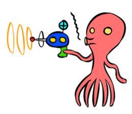 Aliens: Mr? Grey, Mr? Green & Friends sticker #12080192