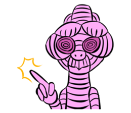 Aliens: Mr? Grey, Mr? Green & Friends sticker #12080195