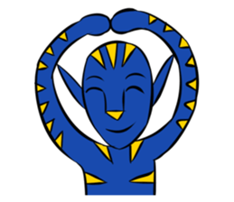 Aliens: Mr? Grey, Mr? Green & Friends sticker #12080200