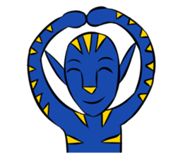 Aliens: Mr? Grey, Mr? Green & Friends sticker #12080200