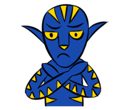 Aliens: Mr? Grey, Mr? Green & Friends sticker #12080201