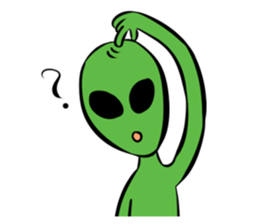 Aliens: Mr? Grey, Mr? Green & Friends sticker #12080206