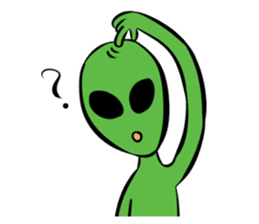 Aliens: Mr? Grey, Mr? Green & Friends sticker #12080206