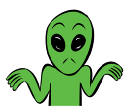 Aliens: Mr? Grey, Mr? Green & Friends sticker #12080207