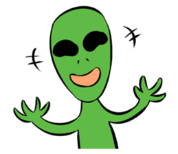 Aliens: Mr? Grey, Mr? Green & Friends sticker #12080208