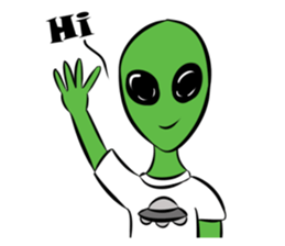 Aliens: Mr? Grey, Mr? Green & Friends sticker #12080210