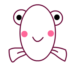 Living a Fishy Life sticker #12080334