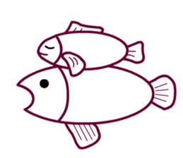 Living a Fishy Life sticker #12080338