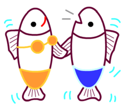 Living a Fishy Life sticker #12080345