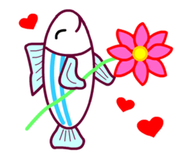 Living a Fishy Life sticker #12080346