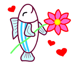 Living a Fishy Life sticker #12080346