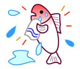 Living a Fishy Life sticker #12080349