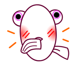 Living a Fishy Life sticker #12080350