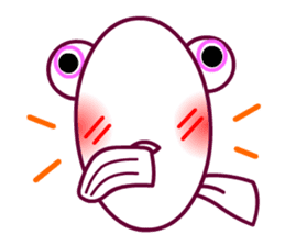 Living a Fishy Life sticker #12080350