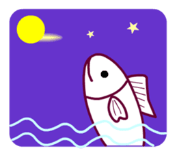 Living a Fishy Life sticker #12080356