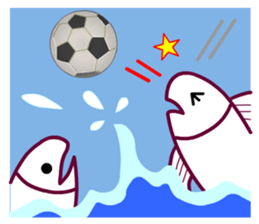 Living a Fishy Life sticker #12080358