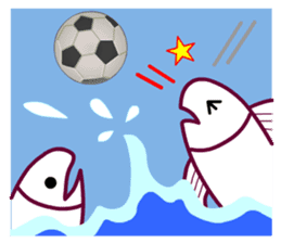 Living a Fishy Life sticker #12080358