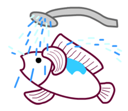 Living a Fishy Life sticker #12080360