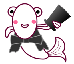 Living a Fishy Life sticker #12080361