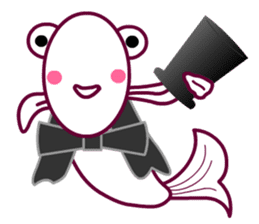 Living a Fishy Life sticker #12080361