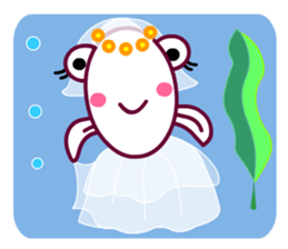 Living a Fishy Life sticker #12080362