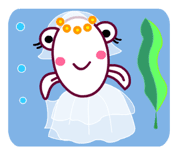 Living a Fishy Life sticker #12080362