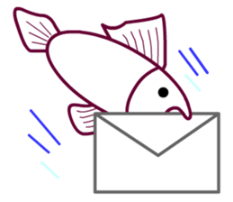 Living a Fishy Life sticker #12080364