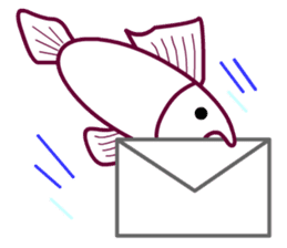 Living a Fishy Life sticker #12080364