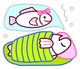 Living a Fishy Life sticker #12080372