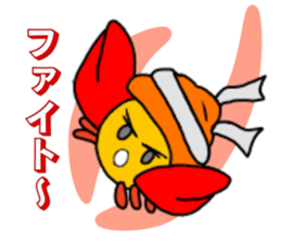 Hermit crab-kun 2 sticker #12080380