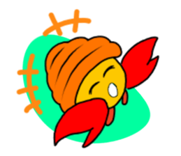 Hermit crab-kun 2 sticker #12080382