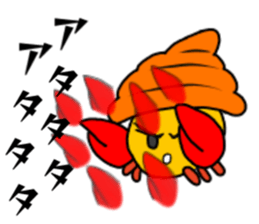 Hermit crab-kun 2 sticker #12080383