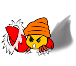 Hermit crab-kun 2 sticker #12080385