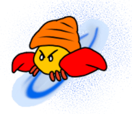 Hermit crab-kun 2 sticker #12080391