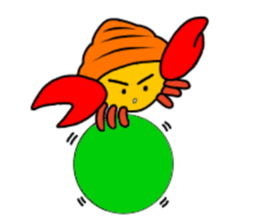 Hermit crab-kun 2 sticker #12080392