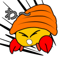 Hermit crab-kun 2 sticker #12080394